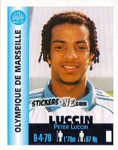 Sticker Peter Luccin - Euro Super Clubs 1999 - Panini