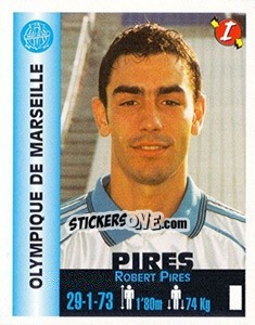 Cromo Robert Pires - Euro Super Clubs 1999 - Panini