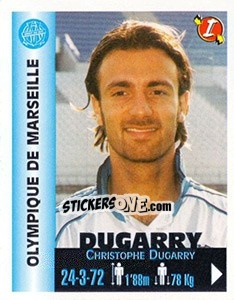 Sticker Christophe Dugarry - Euro Super Clubs 1999 n. 239 - Panini