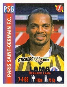 Figurina Bernard Lama - Euro Super Clubs 1999 - Panini