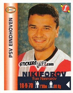 Sticker Yuri Nikiforov - Euro Super Clubs 1999 - Panini