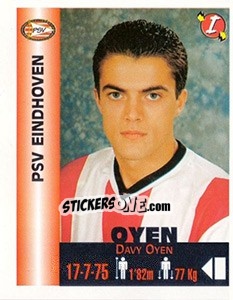 Sticker Davy Oyen - Euro Super Clubs 1999 n. 279 - Panini