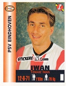 Sticker Tomasz Iwan - Euro Super Clubs 1999 - Panini