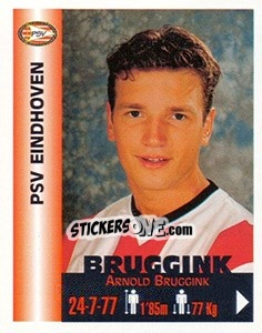 Cromo Arnold Bruggink - Euro Super Clubs 1999 - Panini