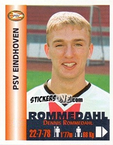 Sticker Dennis Rommedahl - Euro Super Clubs 1999 - Panini