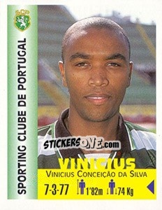Cromo Vinicius Conceição da Silva - Euro Super Clubs 1999 - Panini