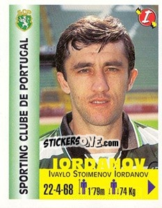 Sticker Ivaylo Stoimenov Iordanov - Euro Super Clubs 1999 - Panini