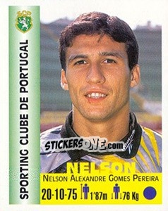Figurina Nelson Alexandre Gomes Pereira - Euro Super Clubs 1999 - Panini