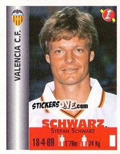 Cromo Stefan Schwarz - Euro Super Clubs 1999 - Panini