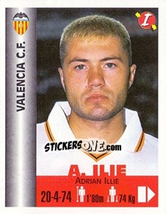 Sticker Adrian Illie - Euro Super Clubs 1999 n. 349 - Panini