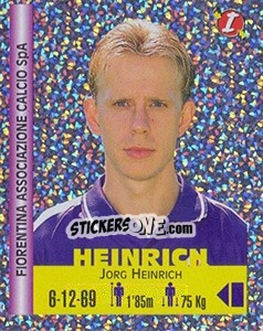 Figurina Jorg Heinrich - Euro Super Clubs 1999 - Panini