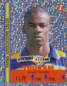 Sticker Lilian Thuram - Euro Super Clubs 1999 n. 357 - Panini
