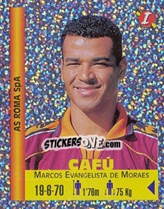 Sticker Marcos Evangelista de Moraes - Euro Super Clubs 1999 - Panini