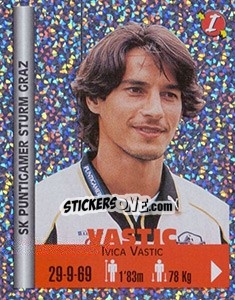 Sticker Ivica Vastic - Euro Super Clubs 1999 n. 365 - Panini
