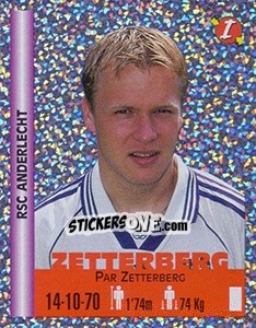 Sticker Par Zetterberg - Euro Super Clubs 1999 n. 370 - Panini