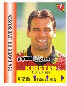 Figurina Ulf Kirsten - Euro Super Clubs 1999 - Panini
