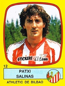 Sticker Patxi Salinas - Liga Spagnola 1988-1989 n. 12 - Panini