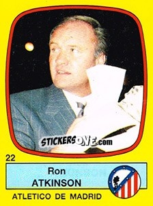 Sticker Ron Atkinson - Liga Spagnola 1988-1989 - Panini