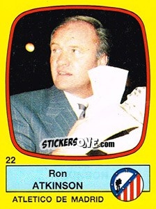 Sticker Ron Atkinson - Liga Spagnola 1988-1989 n. 22 - Panini
