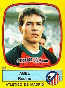 Cromo Abel Resino - Liga Spagnola 1988-1989 - Panini