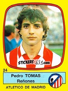 Sticker Pedro Tomas Reñones - Liga Spagnola 1988-1989 n. 24 - Panini
