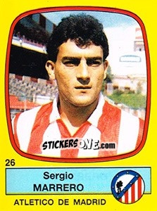 Cromo Sergio Marrero - Liga Spagnola 1988-1989 - Panini