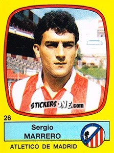 Sticker Sergio Marrero - Liga Spagnola 1988-1989 n. 26 - Panini
