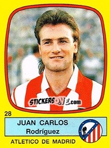 Cromo Juan Carlos Rodríguez - Liga Spagnola 1988-1989 - Panini