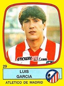 Sticker Luis Garcia - Liga Spagnola 1988-1989 n. 29 - Panini