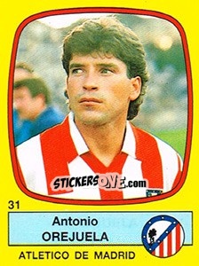 Figurina Antonio Orejuela - Liga Spagnola 1988-1989 - Panini