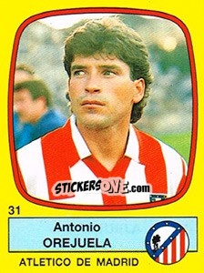 Sticker Antonio Orejuela - Liga Spagnola 1988-1989 n. 31 - Panini