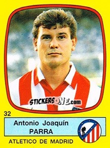 Figurina Antonio Joaquín Parra - Liga Spagnola 1988-1989 - Panini