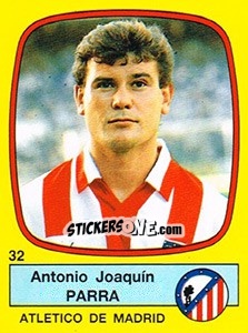 Sticker Antonio Joaquín Parra - Liga Spagnola 1988-1989 n. 32 - Panini