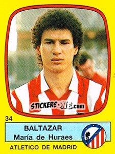 Sticker Baltazar María de Huraes - Liga Spagnola 1988-1989 n. 34 - Panini