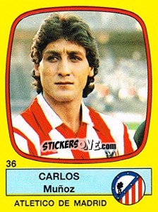 Sticker Carlos Muñoz - Liga Spagnola 1988-1989 n. 36 - Panini