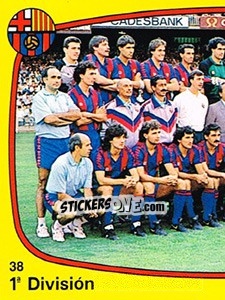 Sticker Equipo - Liga Spagnola 1988-1989 n. 38 - Panini