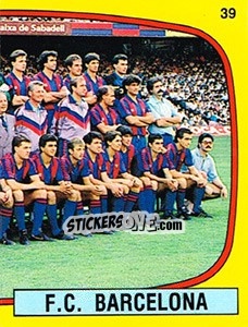 Figurina Equipo - Liga Spagnola 1988-1989 - Panini