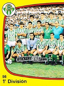 Cromo Equipo - Liga Spagnola 1988-1989 - Panini