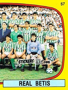 Figurina Equipo - Liga Spagnola 1988-1989 - Panini