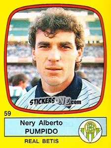 Figurina Nery Alberto Pumpido - Liga Spagnola 1988-1989 - Panini