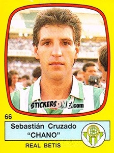 Cromo Sebastián Cruzado "Chano"