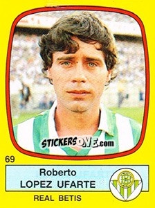Sticker Roberto Lopez Ufarte - Liga Spagnola 1988-1989 - Panini