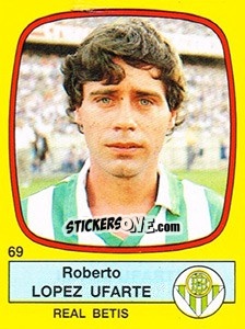 Figurina Roberto Lopez Ufarte - Liga Spagnola 1988-1989 n. 69 - Panini