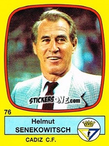 Sticker Helmut Senekowitsch - Liga Spagnola 1988-1989 - Panini