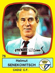 Figurina Helmut Senekowitsch - Liga Spagnola 1988-1989 - Panini