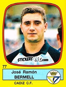 Sticker José Ramón Bermell - Liga Spagnola 1988-1989 - Panini