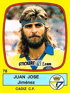 Sticker Juan Jose Jiménez - Liga Spagnola 1988-1989 - Panini