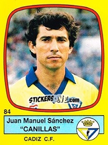 Cromo Juan Manuel Sánchez 