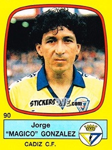 Sticker Jorge "Magico" Gonzalez