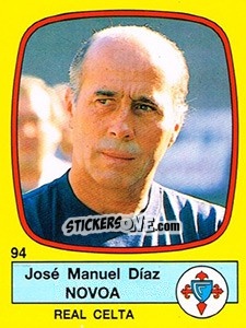 Cromo José Manuel Díaz Novoa - Liga Spagnola 1988-1989 - Panini